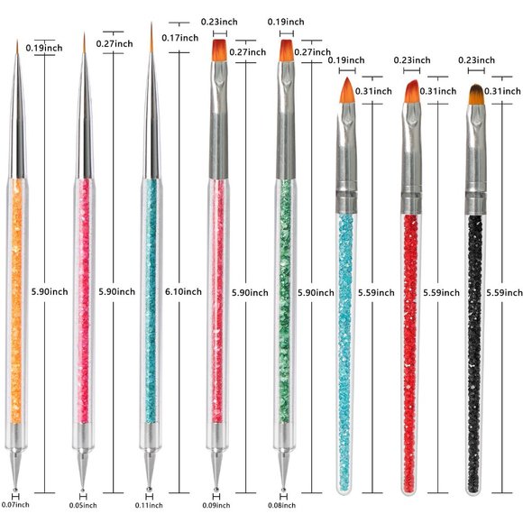 OWill Nail Art Brushes Function Nail Brush - Picture 2 of 7